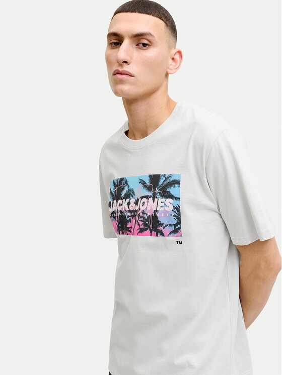 Jack & Jones Jack & Jones Camiseta Indiana Tee 12288112 Gris Regular Fit