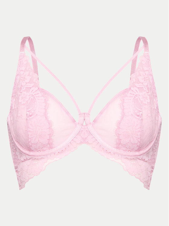 Hunkemöller Hunkemöller Σουτιέν με μπανέλα Milaan 205383 Ροζ