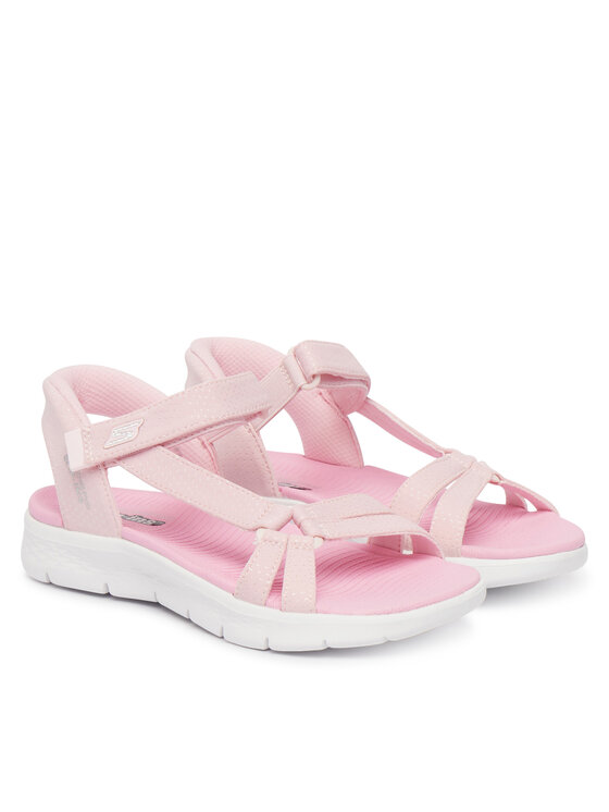 Skechers Босоніжки Skechers Slip-Ins: Go Walk Flex Sandal - Lots Of Sol 303028L/LTPK Рожевий