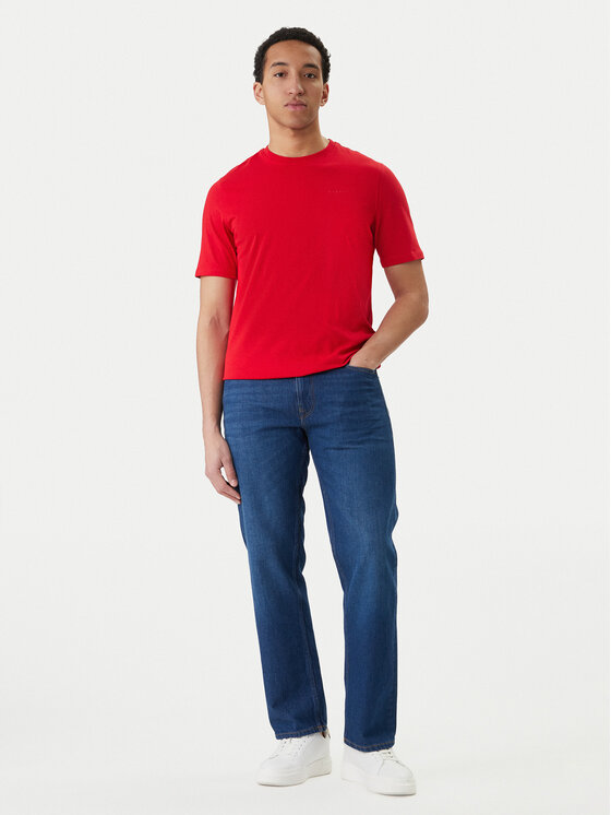 Bugatti Bugatti Camiseta 8350-75040C Rojo Regular Fit