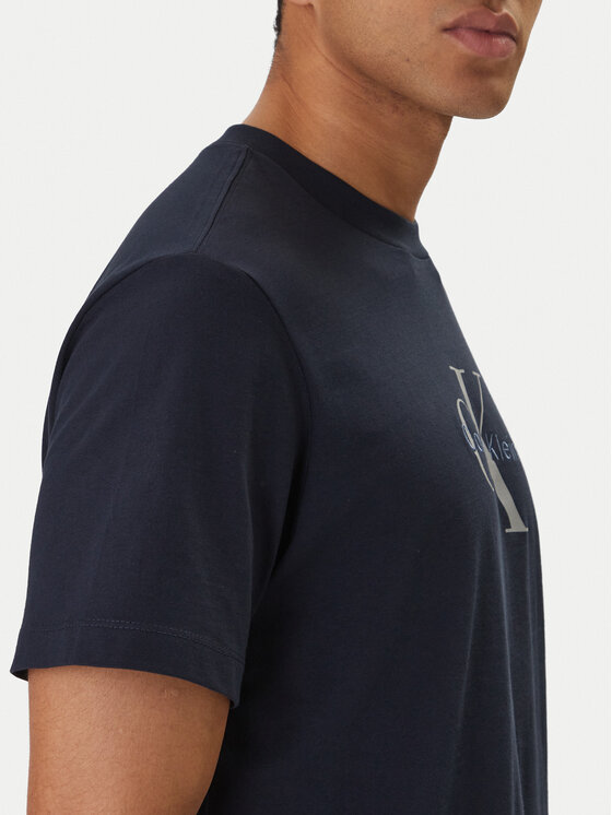 Calvin Klein Jeans Calvin Klein Jeans Marškinėliai Hero Monologo LV04RB862G Tamsiai mėlyna Regular Fit