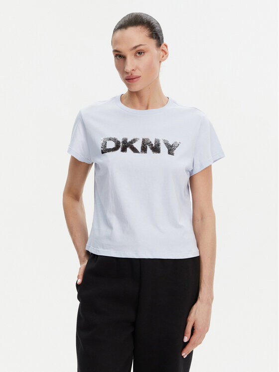 DKNY Sport DKNY Sport T-shirt DP4T1035 Svijetloplava Regular Fit