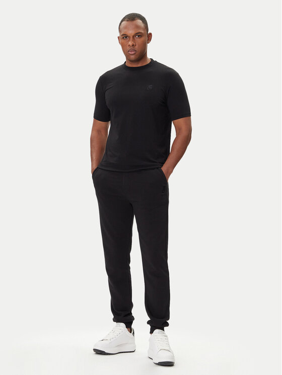 KARL LAGERFELD KARL LAGERFELD Póló 755750 500221 Fekete Regular Fit