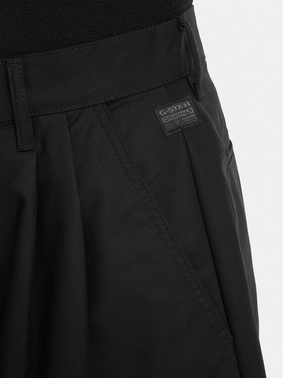 G-STAR G-STAR Кюлоти Pleated  D30658-E621 Чорний Loose Fit