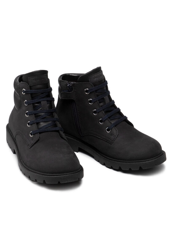 Geox Turistická obuv Geox J Shaylax B. B J16FAB 032BC C4002 S Tmavomodrá