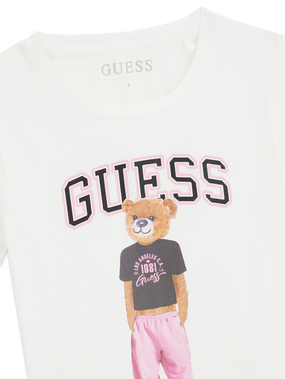 Guess Guess T-shirt J6YI08 K3710 Bianco Regular Fit