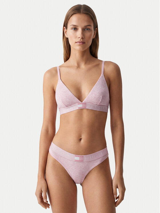 Tommy Hilfiger Tommy Hilfiger Bralette UW0UW06040 Rosa claro