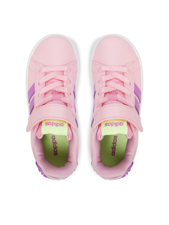 adidas Снікерcи adidas Grand Court 3.0 Girls Shoes Children KI1755 Рожевий
