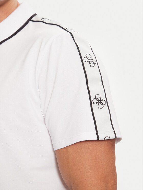 Guess Guess Polo marškinėliai M4YP40 KARS0 Balta Regular Fit