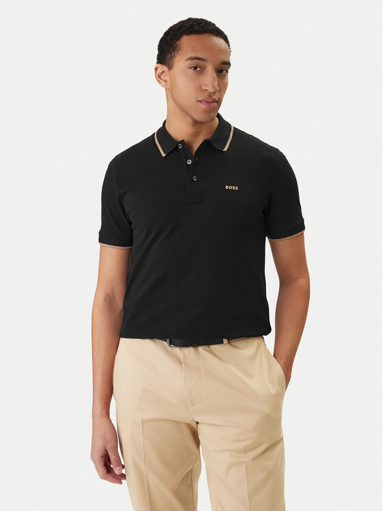 BOSS BOSS Polo Parlay 190 50494697 Negro Regular Fit