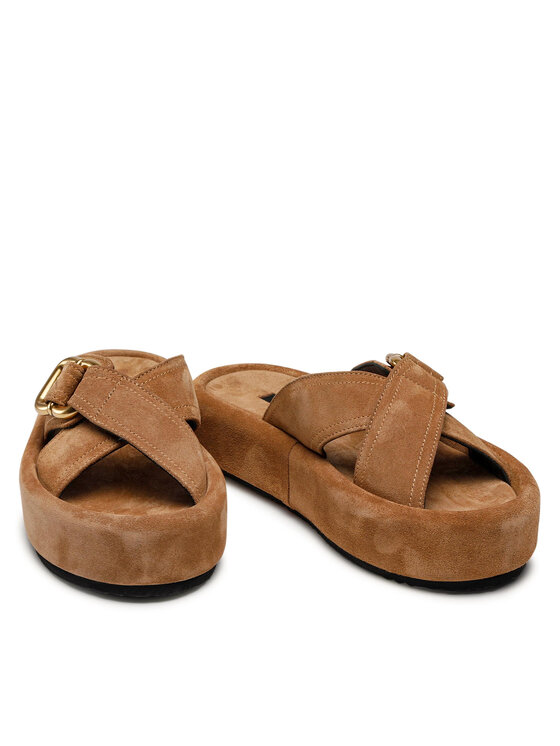 GINO ROSSI Šlepetės Gino Rossi 22SS39 Ruda