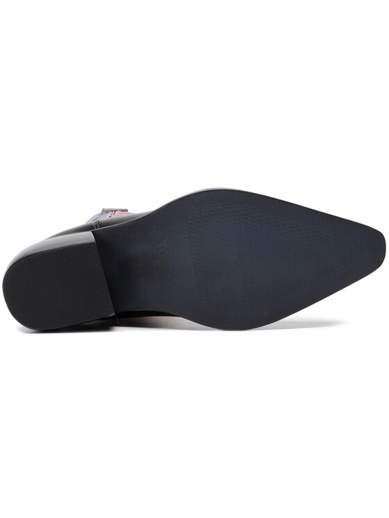 Tommy Jeans Polokozačky Tommy Jeans Heritage Cowboy Boot EN0EN000621 Černá