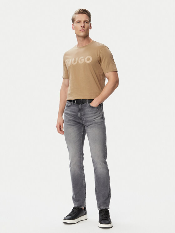 HUGO HUGO Футболка Dulivio 50467556 Бежевий Regular Fit