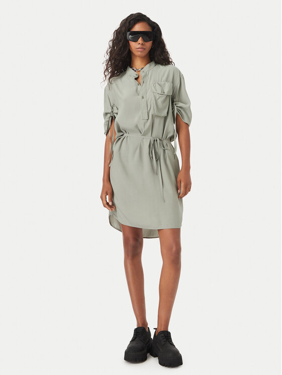 G-STAR G-Star Raw Kasdieninė suknelė D29019-D724 Žalia Regular Fit