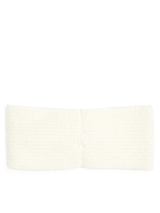 Calvin Klein Textilní čelenka Calvin Klein Modern Patch K60K612694 Écru