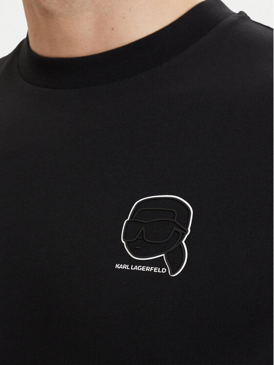 KARL LAGERFELD KARL LAGERFELD Camiseta 755026 563224 Negro Regular Fit