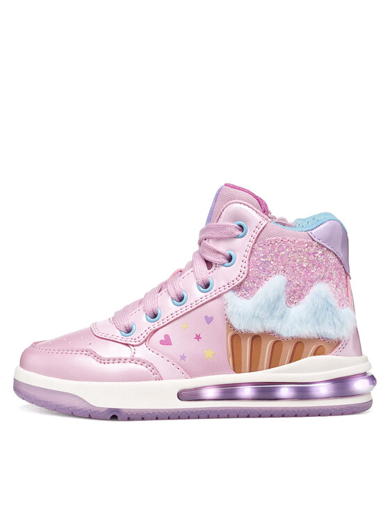 Geox Tenisice Geox J Sketlite Girl J66NWB 0NFKN C8207 D Svijetlo roza