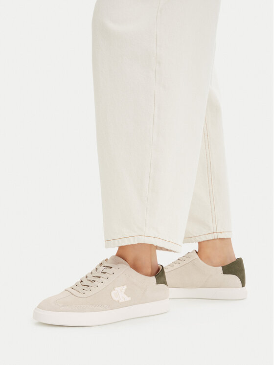 Calvin Klein Αθλητικά Calvin Klein Low Pro Cups Wt Suede Mg HW0HW03144 Μπεζ