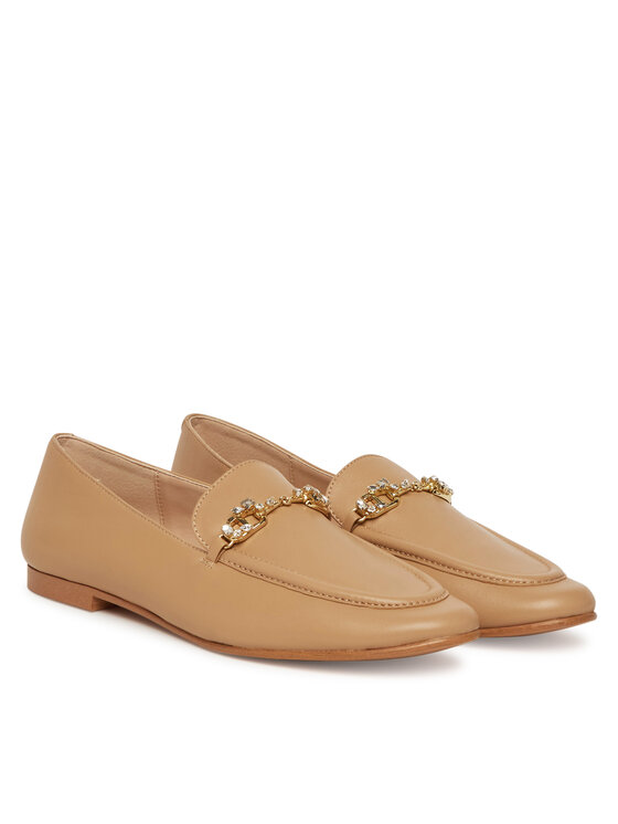 TWINSET Loafersy TWINSET 251TCP134 Brązowy