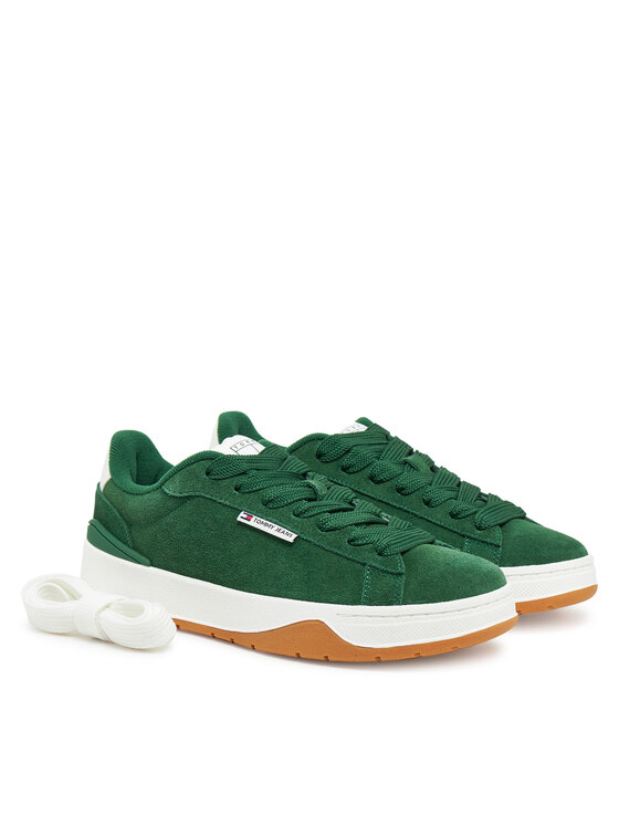 Tommy Jeans Sneakersy Tommy Jeans Tjw Skate Sneaker EN0EN02737 Zelená