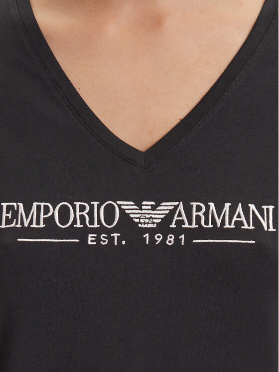 Emporio Armani Underwear Emporio Armani Underwear Majica EW000409 AF10881 UC001 Črna Regular Fit