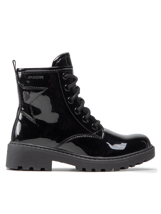 Geox Pohodni čevlji Geox J Casey G. G J9420G 000HH C9999 S Črna
