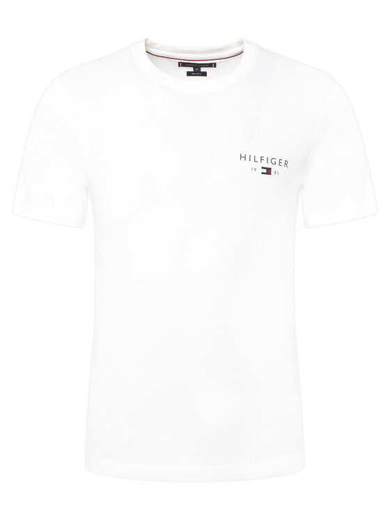 Tommy Hilfiger Tommy Hilfiger Camiseta Brand Love MW0MW41456 Blanco Regular Fit