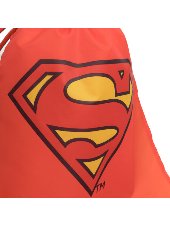 Superman Σακίδιο πλάτης πουγκί Superman ACCCS_AW23-65WBSUM Κόκκινο