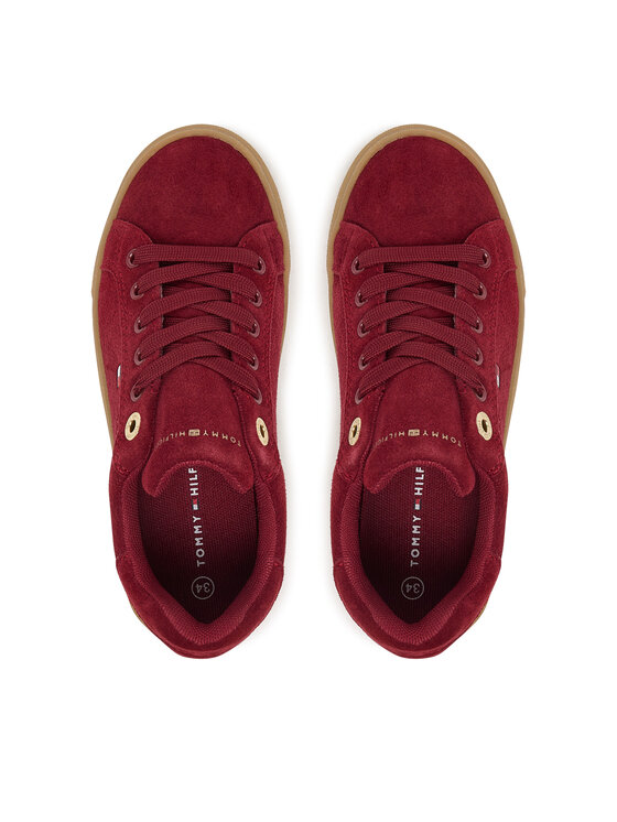 Tommy Hilfiger Sneakersy Tommy Hilfiger Jade T3A9-35098-1429 M Bordowy