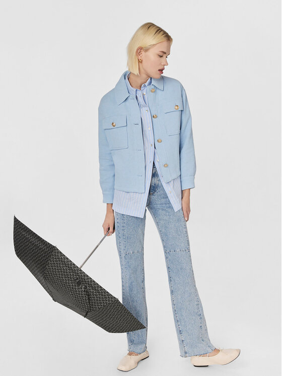 TOUS Deštník TOUS Paraguas Plegable Milosos 2001078859 Černá