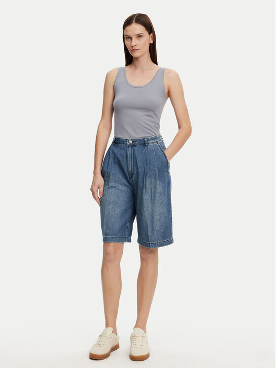 Marc O'Polo Marc O'Polo Топ 503 2001 50001 Голубий Slim Fit