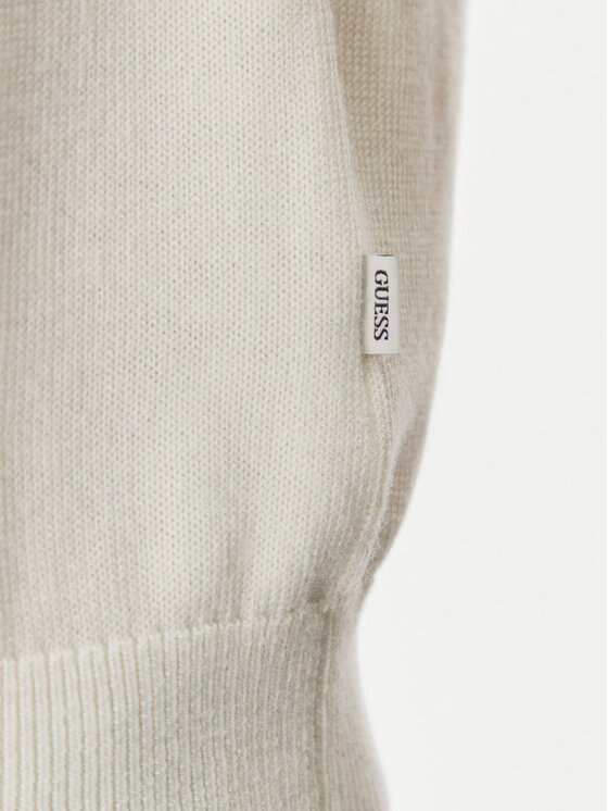 Guess Jeans Guess Jeans Поло W5GR03 Z3HO2 Кремовий Regular Fit