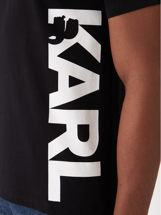 KARL LAGERFELD KARL LAGERFELD Camiseta A2M46038 Negro Regular Fit