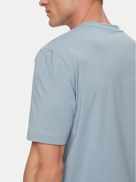 BOSS BOSS Camiseta Tchup 50473278 Azul claro Relaxed Fit