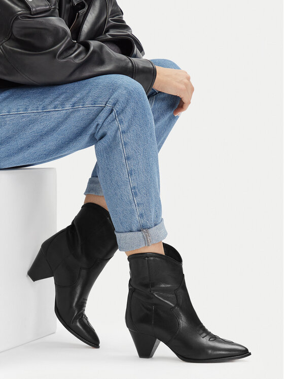 Badura Kovbojské topánky Badura EO-APRIL-25FW217 Čierna