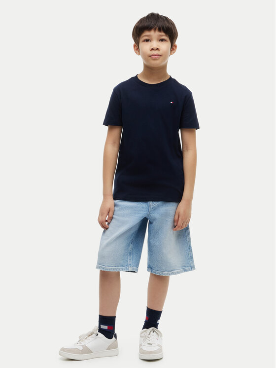 Tommy Hilfiger Tommy Hilfiger Camiseta Team Tommy Graphic KB0KB10591 Azul marino Regular Fit