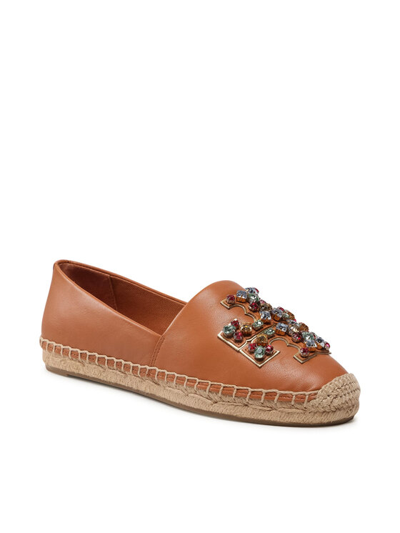 Tory Burch Alpargatas Tory Burch Ines Embellished Espadrille 84239 Marrón