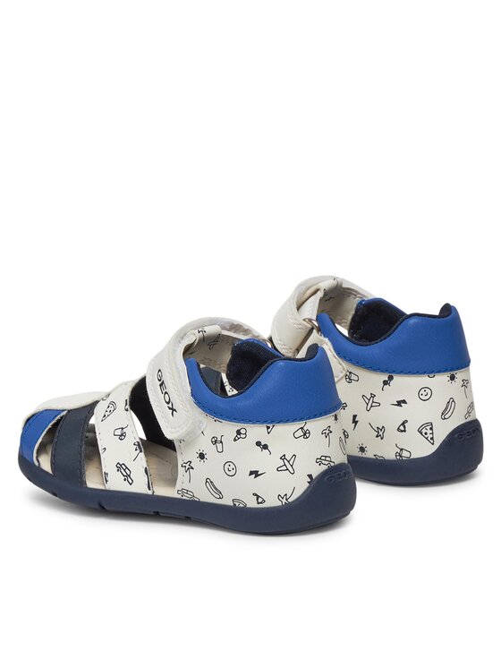 Geox Sandále Geox B Elthan Boy B451PC 000BC C0293 Biela