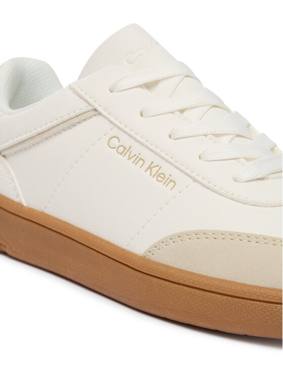 Calvin Klein Sneakersy Calvin Klein Low Cut Lace-Up Sneaker V3X9-83159-1269 S Biały