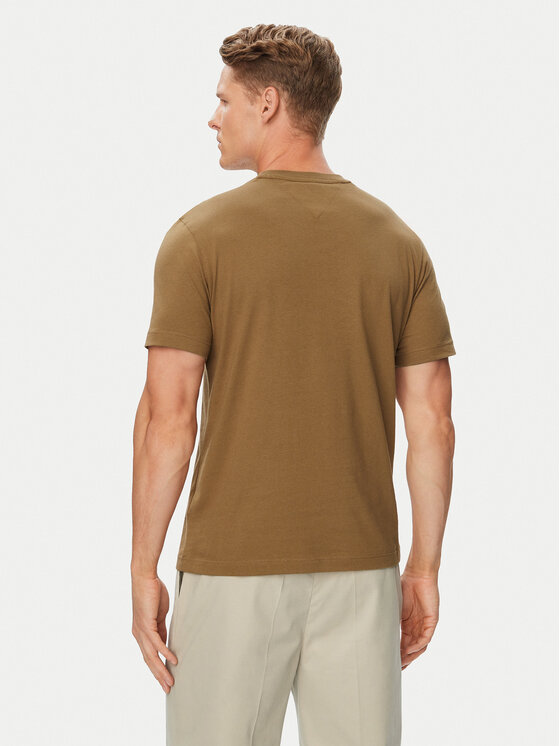 Tommy Hilfiger Tommy Hilfiger Camiseta Ess Seasonal MW0MW39995 Marrón Regular Fit