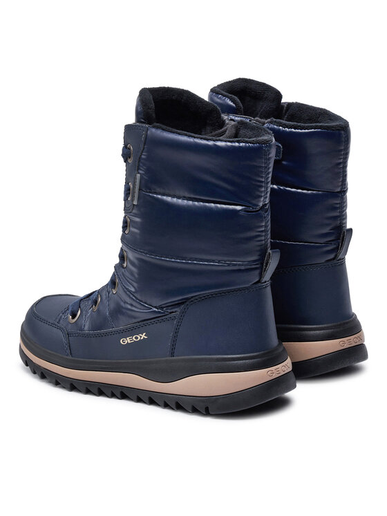 Geox Čižmy Geox J Adelhide Girl B Ab J16EWA 0LVBC C4002 S Tmavomodrá