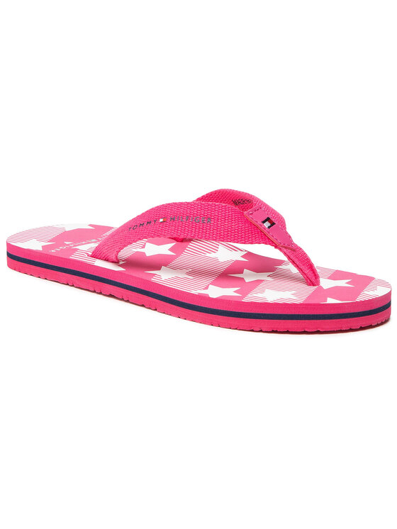 Tommy Hilfiger Žabky Tommy Hilfiger Stars Print Flip Flop T3A0-30882-0058 S Ružová