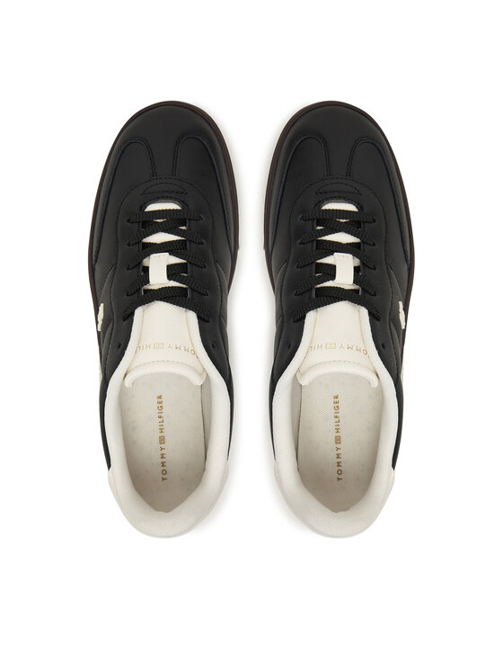 Tommy Hilfiger Sneakers Tommy Hilfiger Heritage Shiny FW0FW08823 Nero