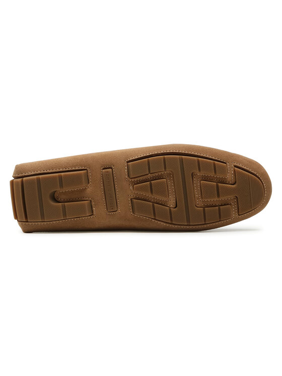 Tommy Hilfiger Mokaszin Tommy Hilfiger Iconic Rwb Suede Driver FM0FM03482 Barna