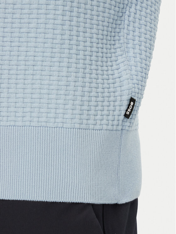 BOSS BOSS Светр H-Nilton 50560468 Світло-синій Regular Fit