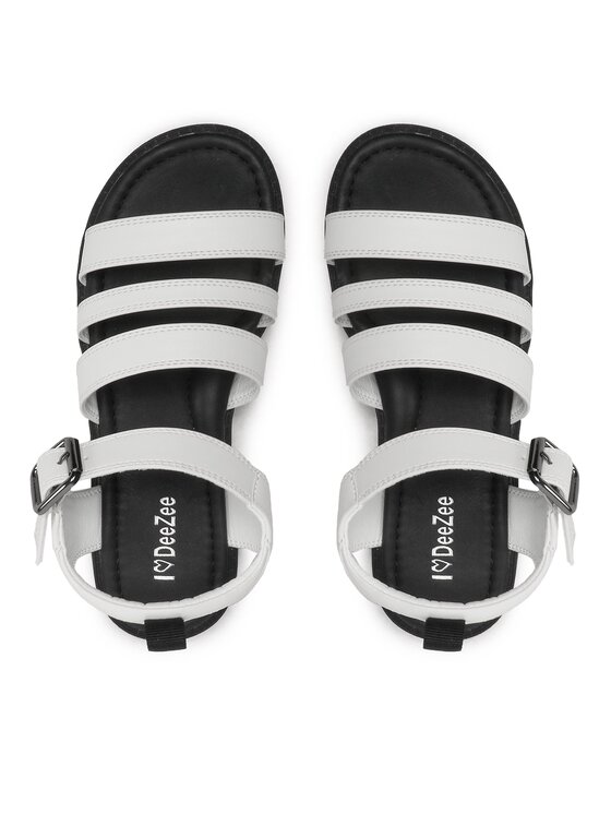 DeeZee Sandale DeeZee CS6082-01 Alb