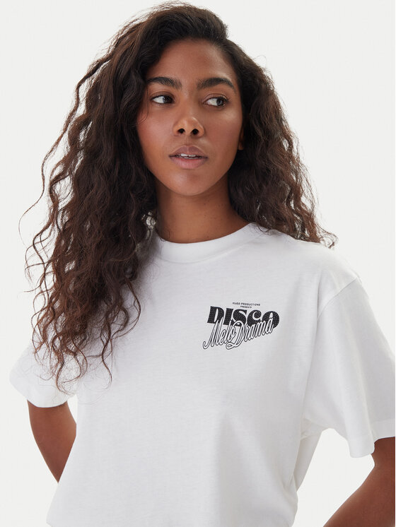 HUGO HUGO Camiseta Vintage 50550148 Blanco Relaxed Fit