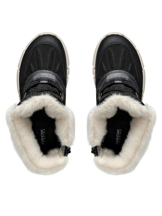 Geox Škornji za sneg Geox J Flexyper Girl B Ab J46APA 0AU50 C9B1P M Črna