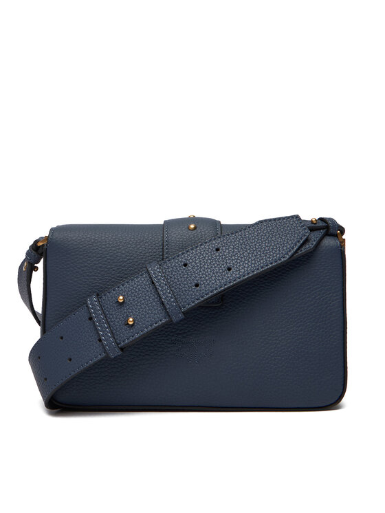 PINKO Torbica PINKO Love One Mini Slouchy Fl Al 25-26 104340 A2OX Tamnoplava