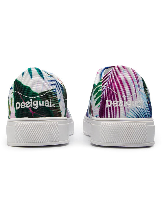 Desigual Tenisówki Desigual Canvas Vulcanized Sneker Bio 19SUKW08 Biały
